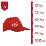 Cappellini personalizzati per bambini in poliestere con regolazione a velcro